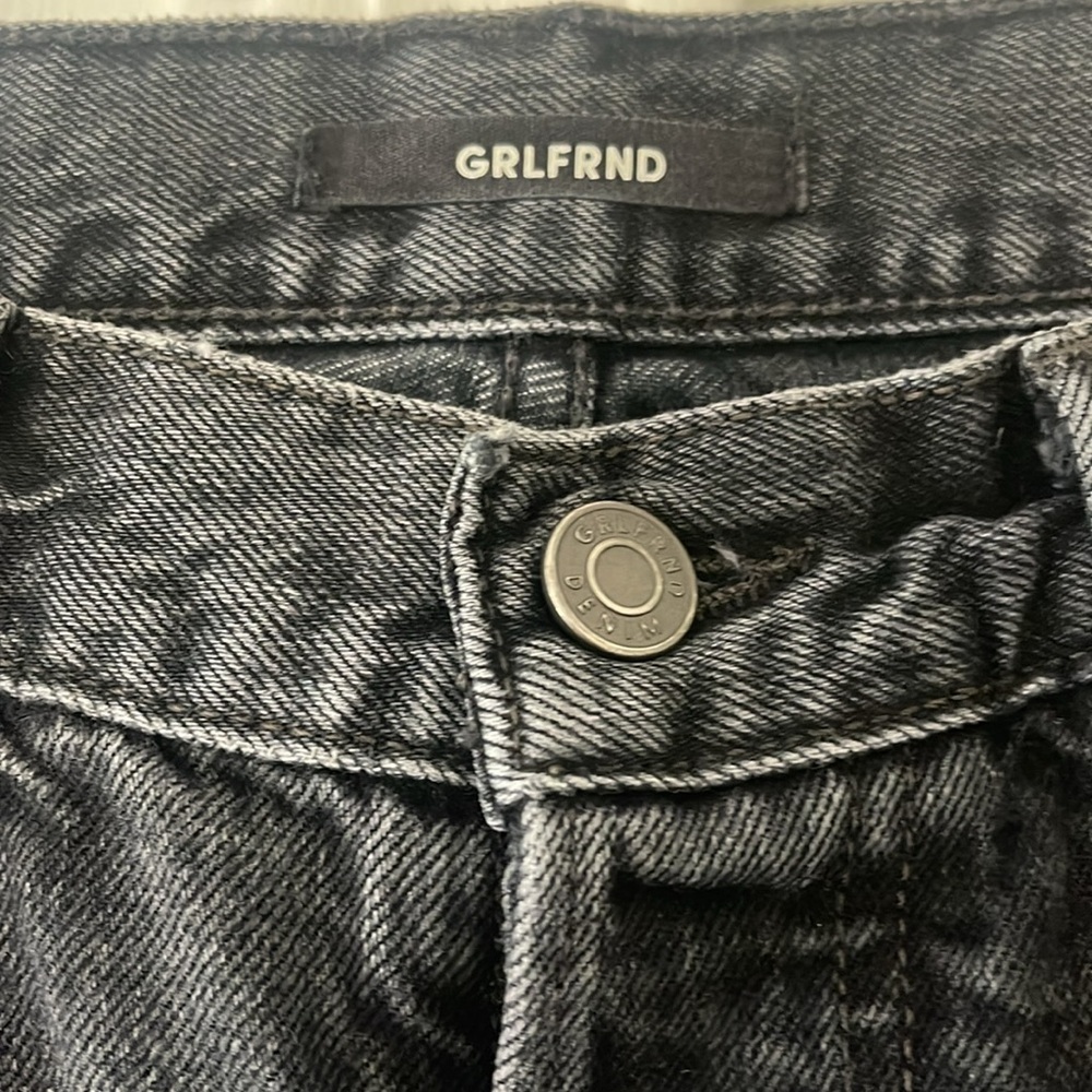 GRLFRND Karolina High Rise Skinny Jeans Black Size 26 - Picture 5 of 7